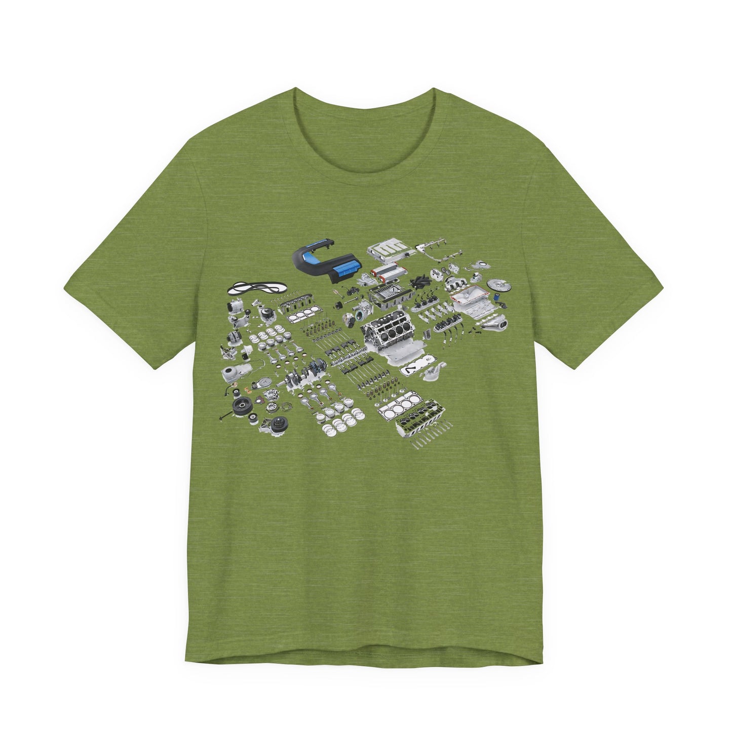 Engine Parts Blueprint T-Shirt